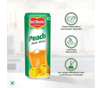 DEL MONTE PEACH FRUIT JUICE DRINK